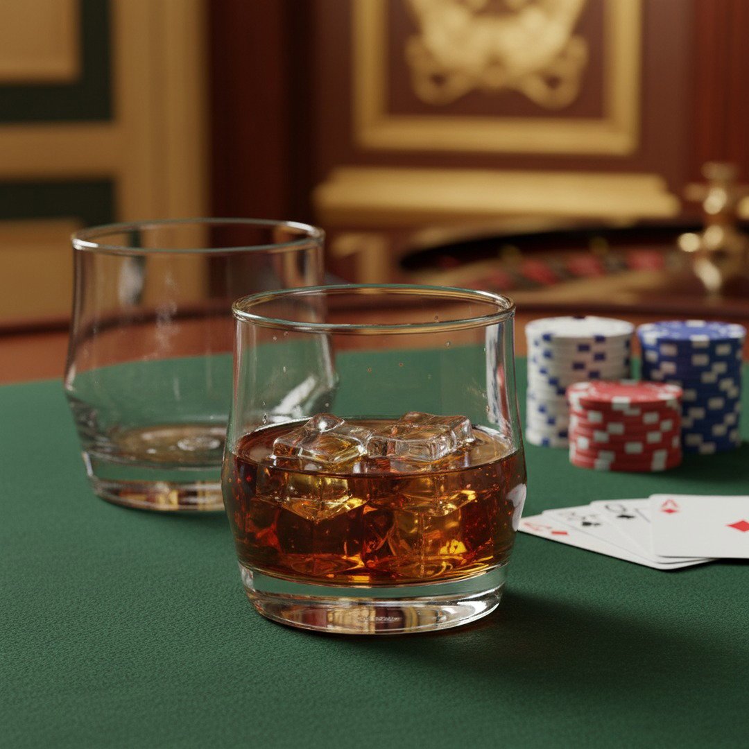 Las Vegas "Copa Room" Whiskey Rocks Glass, Nightclub - Inspired, 2 - Piece Set (Gift Box Collection) - HISTORY COMPANY