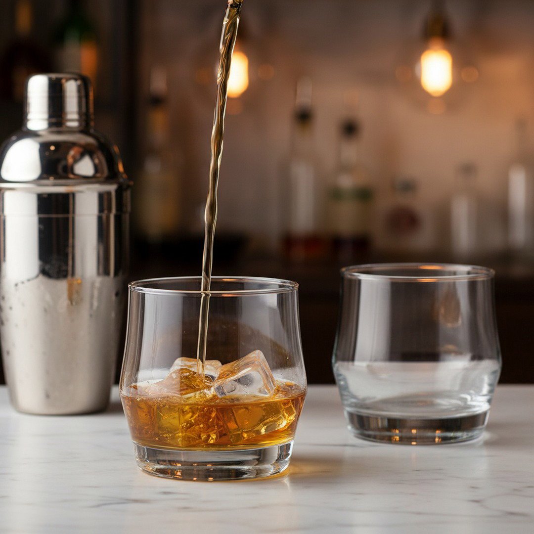 Las Vegas "Copa Room" Whiskey Rocks Glass, Nightclub - Inspired, 2 - Piece Set (Gift Box Collection) - HISTORY COMPANY