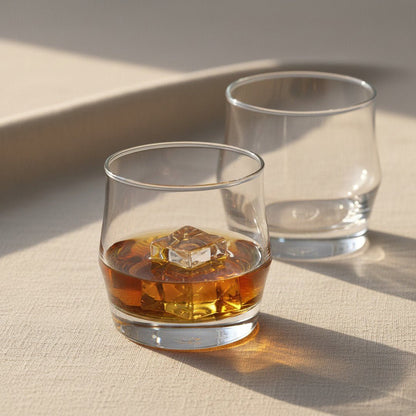 Las Vegas "Copa Room" Whiskey Rocks Glass, Nightclub - Inspired, 2 - Piece Set (Gift Box Collection) - HISTORY COMPANY