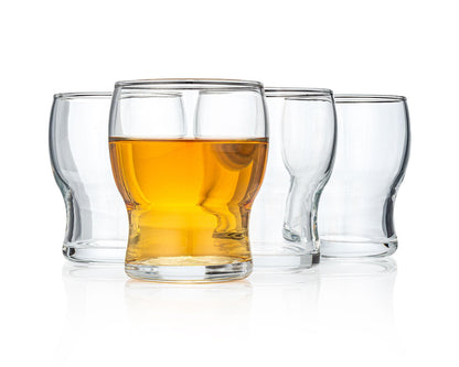 Multipurpose “Stackable Tasters” – Set of 4 Nosing & Sipping Glass for Miniature Cocktails & Craft Beer Flights (Gift Box Collection) - HISTORY COMPANY