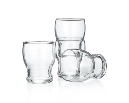 Multipurpose “Stackable Tasters” – Set of 4 Nosing & Sipping Glass for Miniature Cocktails & Craft Beer Flights (Gift Box Collection) - HISTORY COMPANY