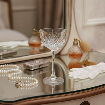 Nick & Nora Cocktail Glass – 1930s New York Speakeasy 2 - Piece Set (Gift Box Collection) - HISTORY COMPANY