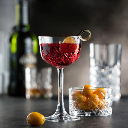Nick & Nora Cocktail Glass – 1930s New York Speakeasy 2 - Piece Set (Gift Box Collection) - HISTORY COMPANY