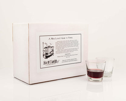 HISTORY COMPANY - Ombra di Vino Italian wine glass set, featuring 4 stemless glasses perfect for all types of wine enjoyment.