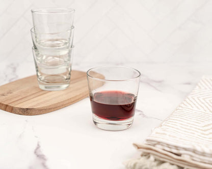 HISTORY COMPANY - Set of 4 Ombra di Vino Italian stemless wine glasses, blending Venetian heritage with modern elegance.