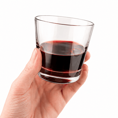 "Ombra di Vino" Traditional Italian Stemless Wine Glass of Venice, 4 - Piece Set (Gift Box Collection) - HISTORY COMPANY