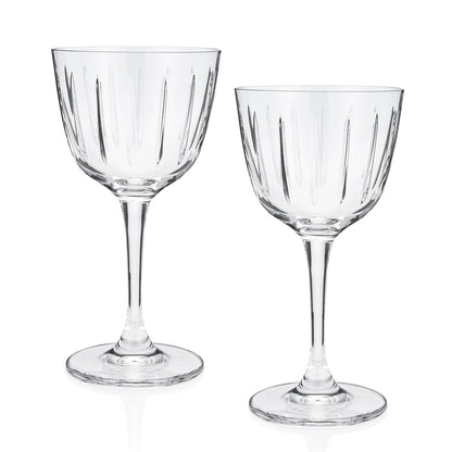 Paris Bistro Cocktail Coupette – Champs - Élysées - Inspired Glassware for Craft Cocktails, 2 - Piece Set (Gift Box Collection) - HISTORY COMPANY
