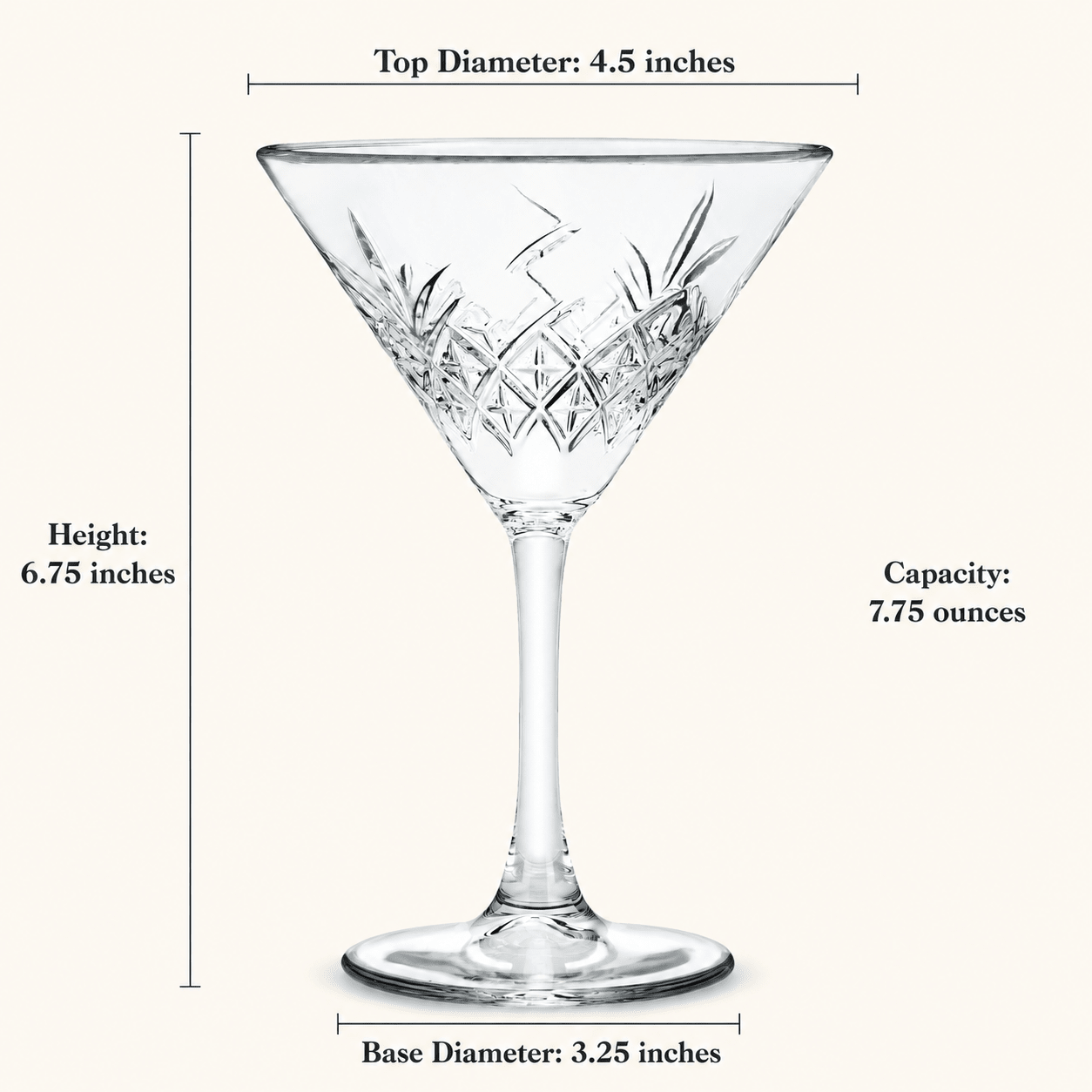 “Party of the Century” Martini Glass – Black and White Ball-Inspired, 2-Piece Set (Gift Box Collection) - HISTORY COMPANY