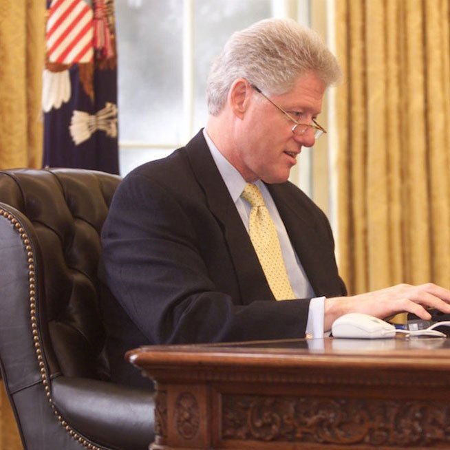 President Bill Clinton Oval Office Chair – Handcrafted Executive Chair with Historic Design & American Craftsmanship - HISTORY COMPANY