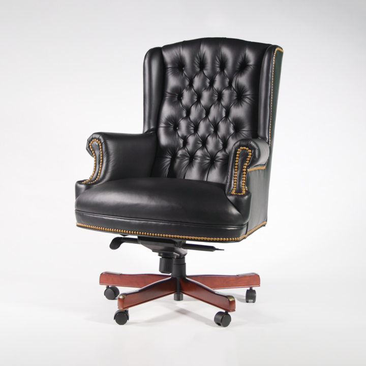 HISTORY COMPANY - Elegant Clinton Oval Office Chair, a presidential executive chair crafted with historic style and fine detail.