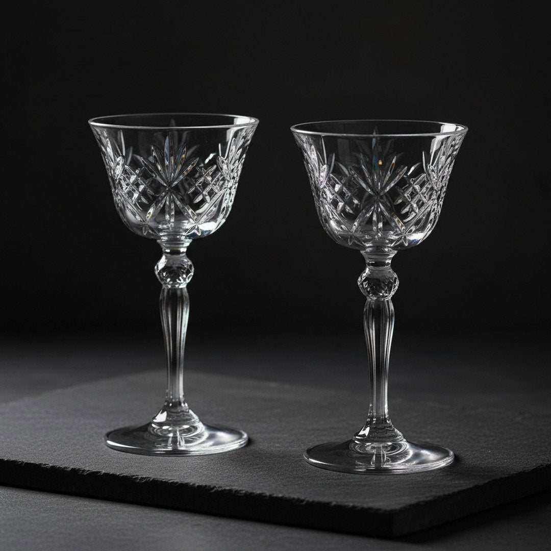 Rudyard Kipling Cocktail Coupette – Inspired by the Pegu Club, 2 - Piece Set (Gift Box Collection) - HISTORY COMPANY