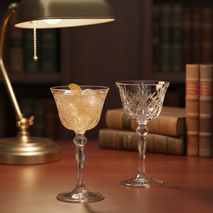 Rudyard Kipling Cocktail Coupette – Inspired by the Pegu Club, 2 - Piece Set (Gift Box Collection) - HISTORY COMPANY