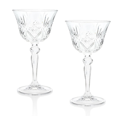 Rudyard Kipling Cocktail Coupette – Inspired by the Pegu Club, 2 - Piece Set (Gift Box Collection) - HISTORY COMPANY