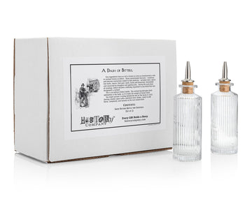 Savoy Bitters Bottle for Cocktails – Includes Dasher Top, 2 - Piece Set (Gift Box Collection) - HISTORY COMPANY