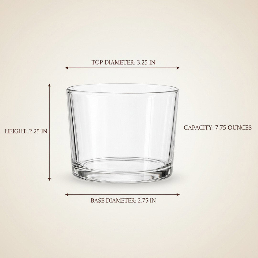 Spanish Bodega "Chatos - Style" Stemless Wine Glass, Copita - Size 4 - Piece Set (Gift Box Collection) - HISTORY COMPANY