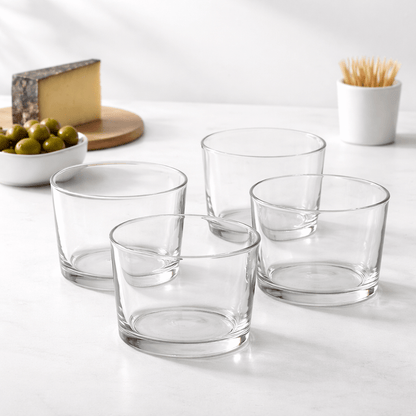 Spanish Bodega "Chatos - Style" Stemless Wine Glass, Copita - Size 4 - Piece Set (Gift Box Collection) - HISTORY COMPANY