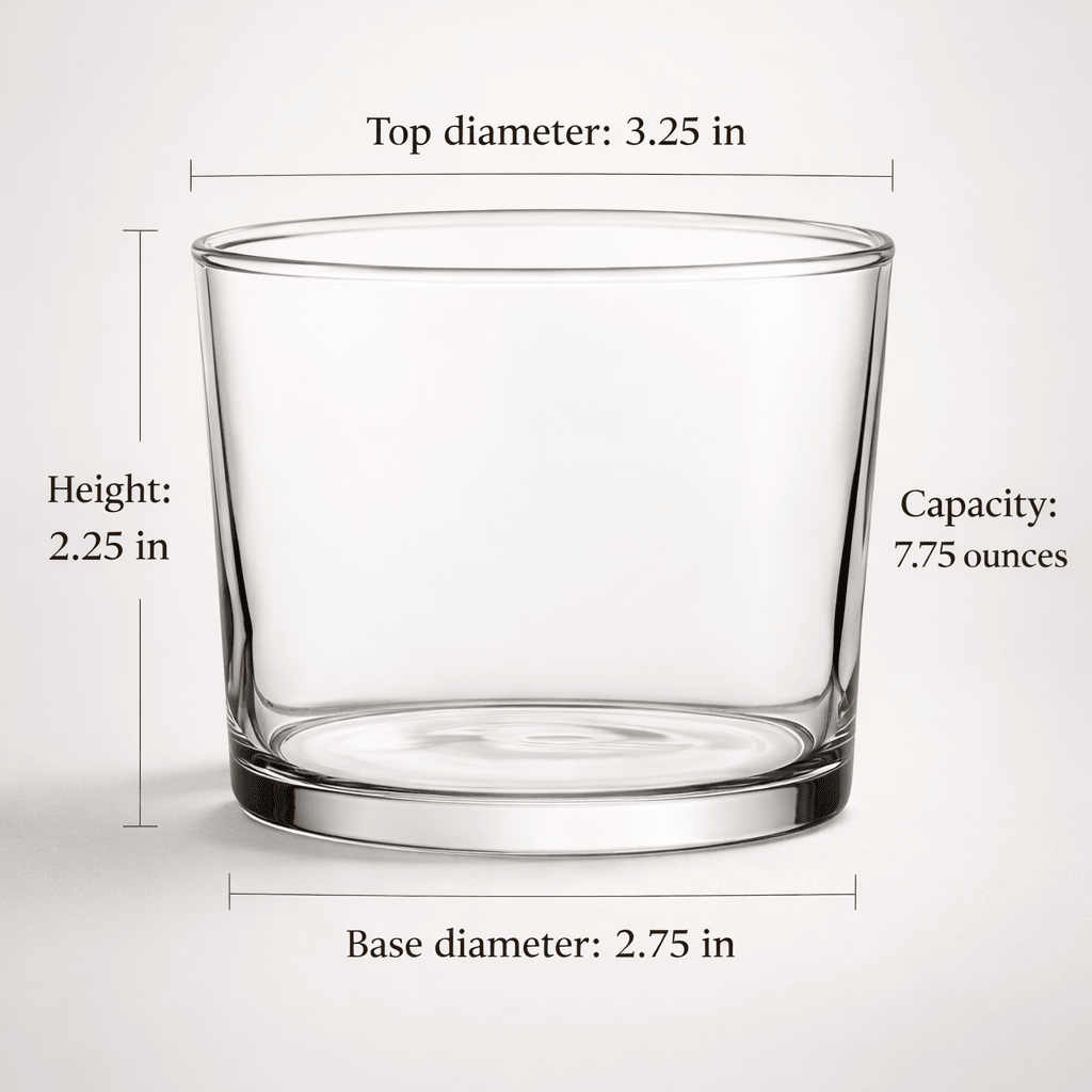 Spanish Bodega "Chatos - Style" Stemless Wine Glass, Copita - Size 4 - Piece Set (Gift Box Collection) - HISTORY COMPANY