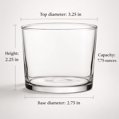 Spanish Bodega "Chatos - Style" Stemless Wine Glass, Copita - Size 4 - Piece Set (Gift Box Collection) - HISTORY COMPANY