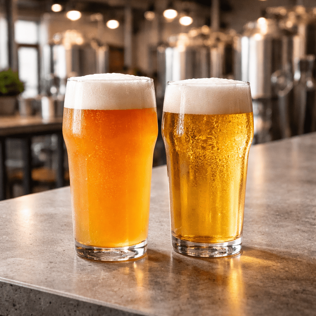 The 1913 “Hugo” British Pint Glass for Beer and Ale, 2 - Piece Set (Gift Box Collection) - HISTORY COMPANY