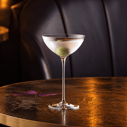 The “Coupetini” Cocktail Glass - Coupe and Martini Hybrid, 2-Piece Set (Gift Box Collection) - HISTORY COMPANY