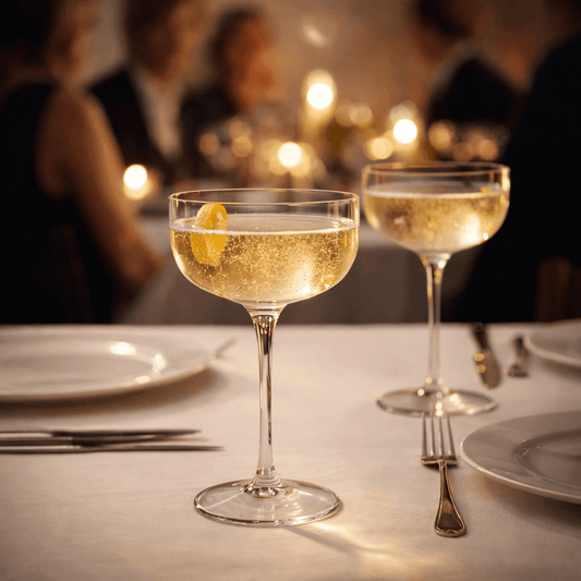The Gargoyle Club Cocktail Coupe, “1920s London After - Dark” 2 - Piece Set (Gift Box Collection) - HISTORY COMPANY