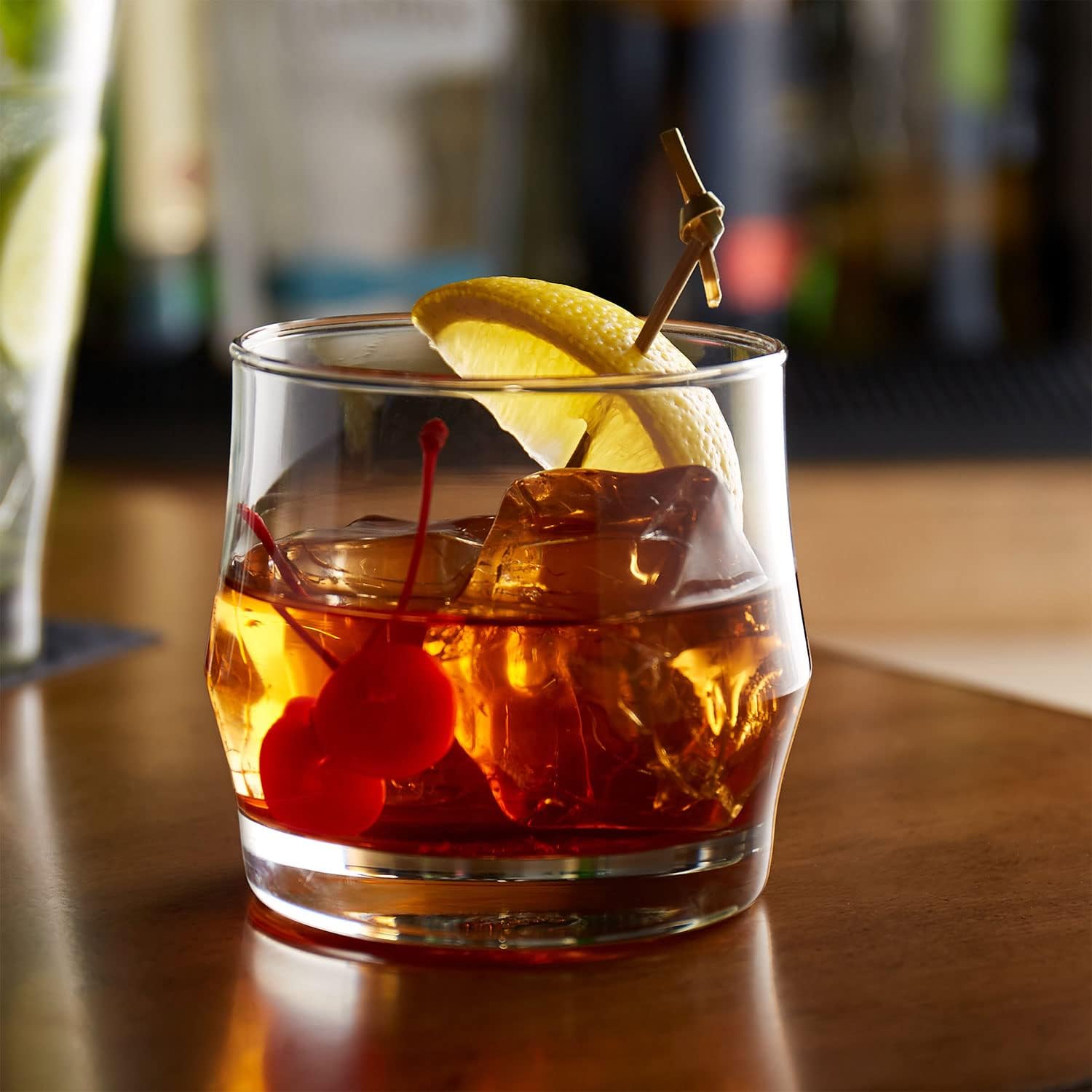 HISTORY COMPANY - The Copa Room Whiskey Rocks Glasses, a 2-piece set designed for bourbon, scotch, and classic cocktails.