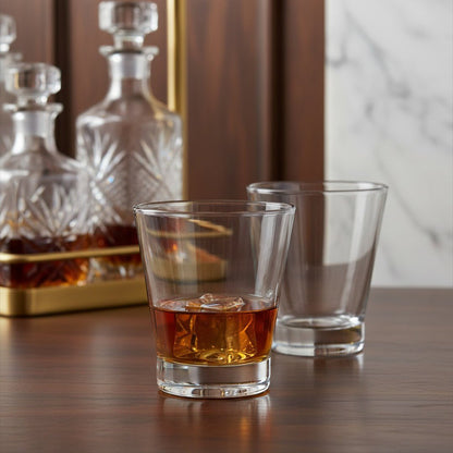 The London Savoy Essential Whiskey & Cocktail Double - Rocks Glass 2 - Piece Set (Gift Box Collection) - HISTORY COMPANY
