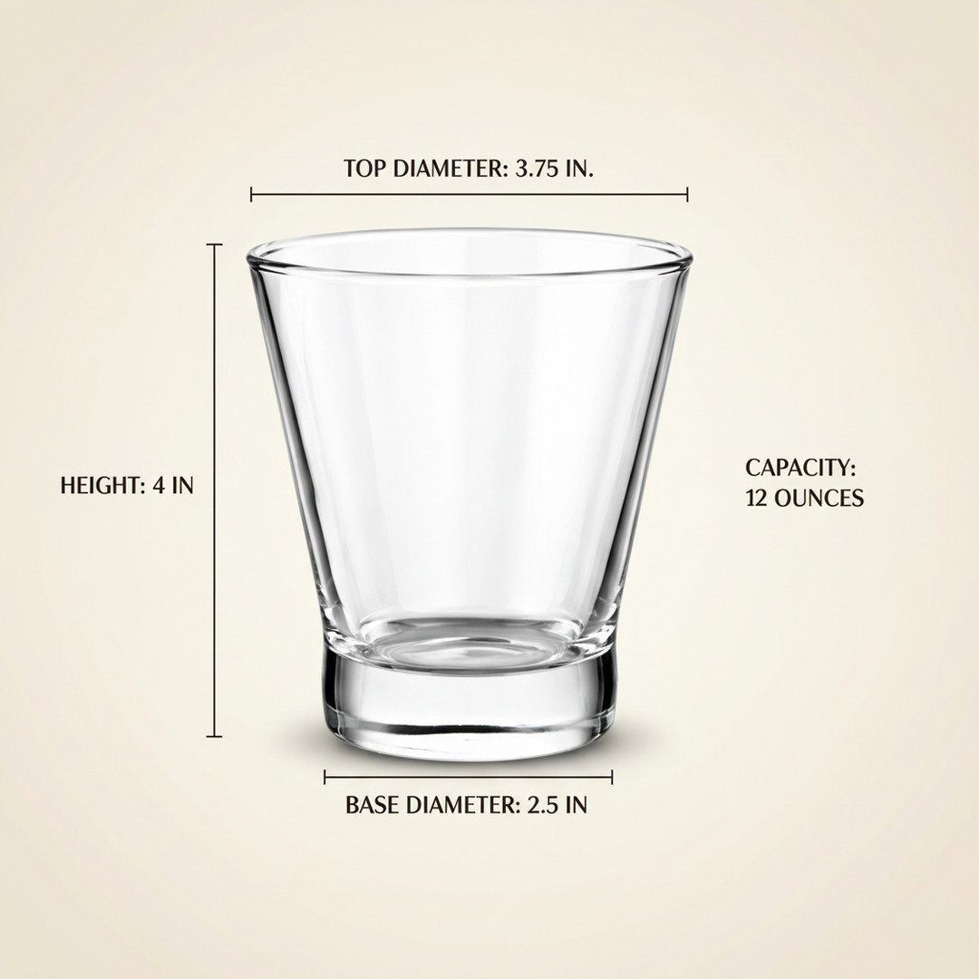 The London Savoy Essential Whiskey & Cocktail Double - Rocks Glass 2 - Piece Set (Gift Box Collection) - HISTORY COMPANY