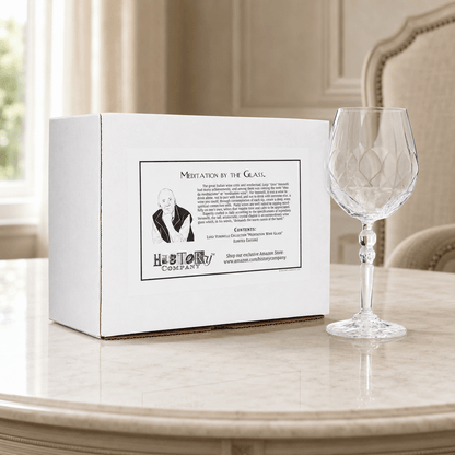 The Meditation Wine Glass - Designed by Luigi Veronelli for Mindful Sipping (Gift Box Collection) - HISTORY COMPANY