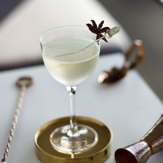 "The Original" Nick & Nora Crystal Coupette - Style Glass – Iconic 2 - Piece Set (Gift Box Collection) - HISTORY COMPANY