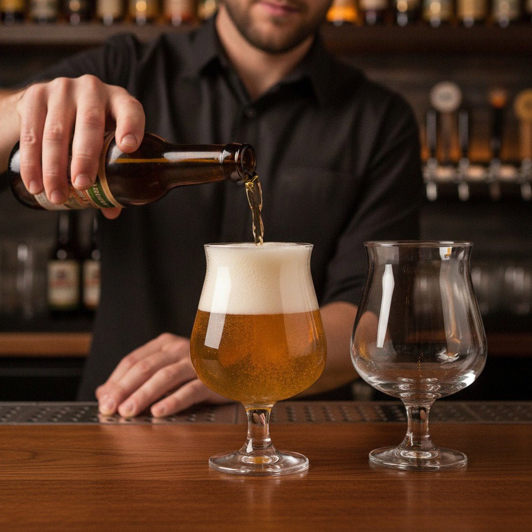 The Philosophy Beer Glass, “Stackable and Stemmed” 2-Piece Set (Gift Box Collection) - HISTORY COMPANY