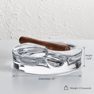 The Proper Cigar Bar Crystal Ashtray - HISTORY COMPANY