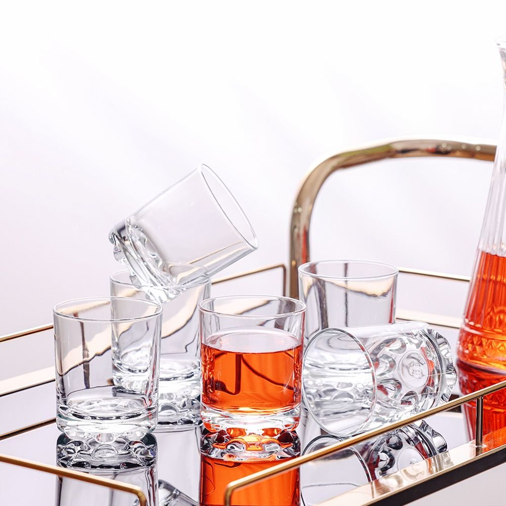 The “Tallulah” Whiskey Club Glass – for Bourbon, Scotch & Cocktails, 2 - Piece Set (Gift Box Collection) - HISTORY COMPANY
