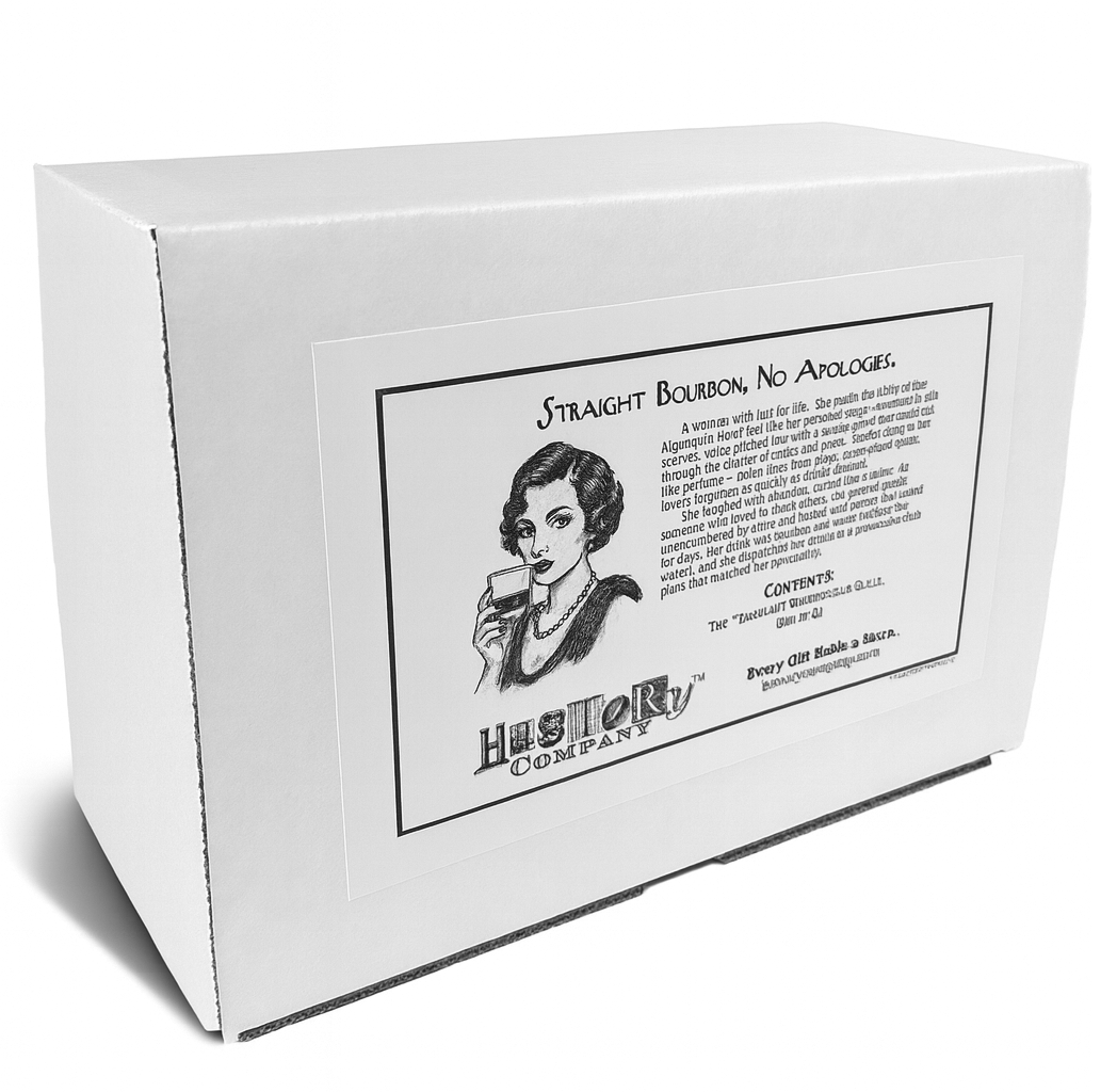The “Tallulah” Whiskey Club Glass – for Bourbon, Scotch & Cocktails, 2 - Piece Set (Gift Box Collection) - HISTORY COMPANY