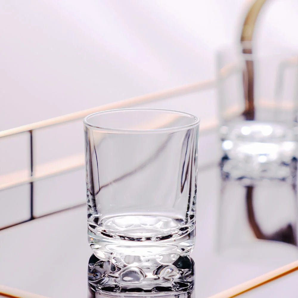 The “Tallulah” Whiskey Club Glass – for Bourbon, Scotch & Cocktails, 2 - Piece Set (Gift Box Collection) - HISTORY COMPANY