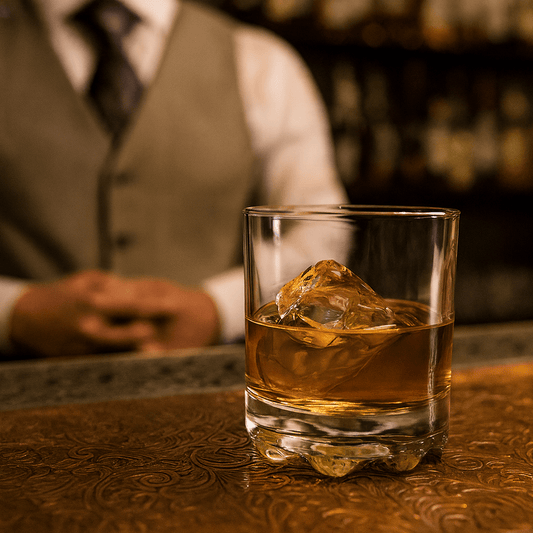The “Tallulah” Whiskey Club Glass – for Bourbon, Scotch & Cocktails, 2 - Piece Set (Gift Box Collection) - HISTORY COMPANY