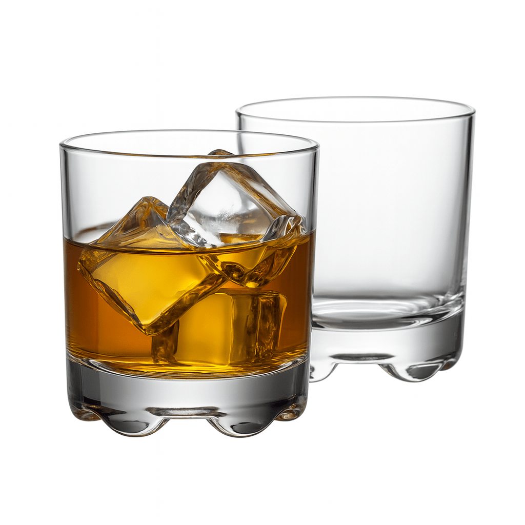 The “Tallulah” Whiskey Club Glass – for Bourbon, Scotch & Cocktails, 2 - Piece Set (Gift Box Collection) - HISTORY COMPANY