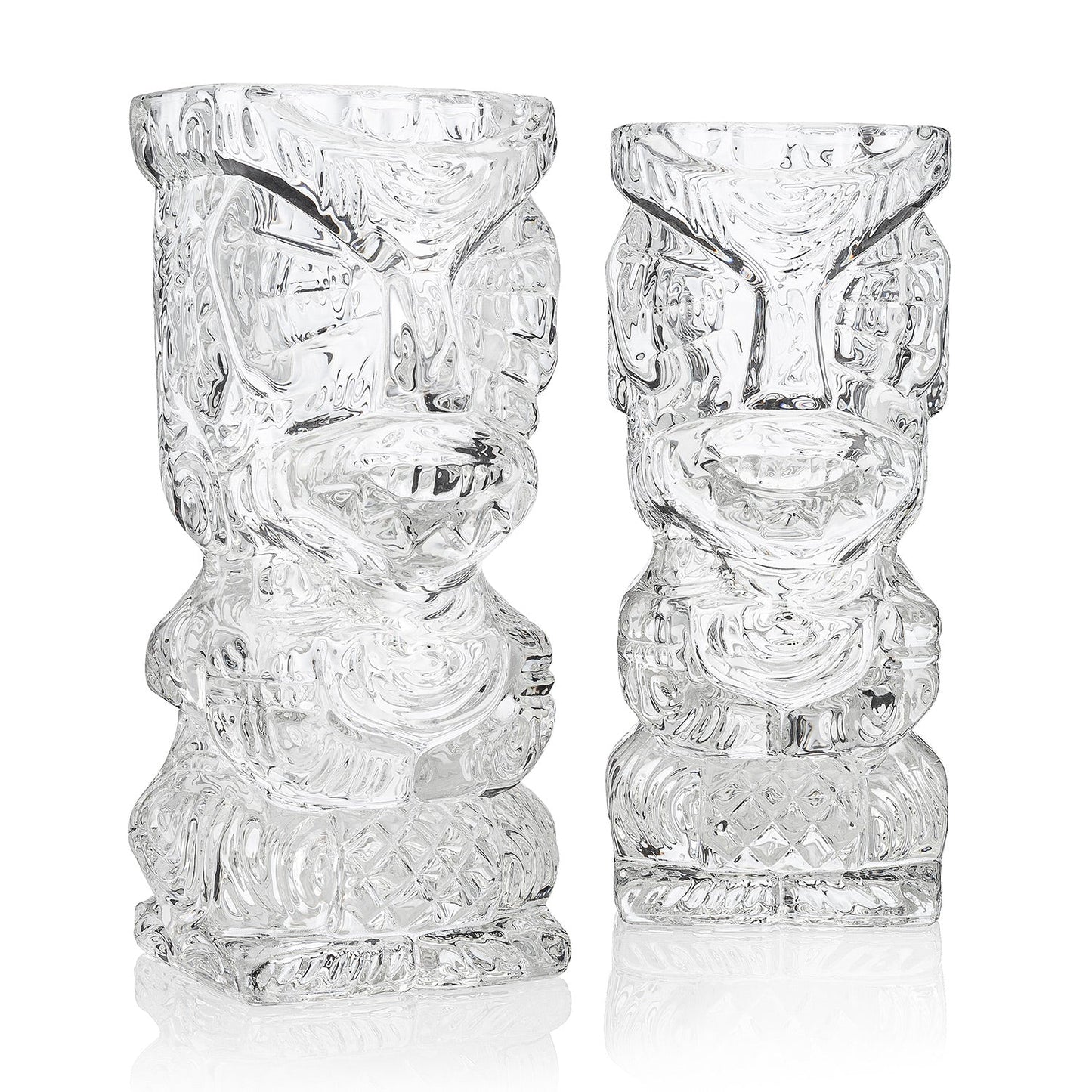 The "Tiki Bar" Tropical Cocktail Glass, Exotic 2 - Piece Set (Gift Box Collection) - HISTORY COMPANY