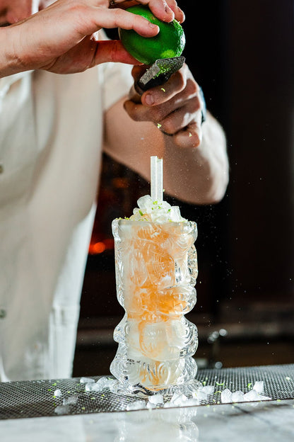 The "Tiki Bar" Tropical Cocktail Glass, Exotic 2 - Piece Set (Gift Box Collection) - HISTORY COMPANY