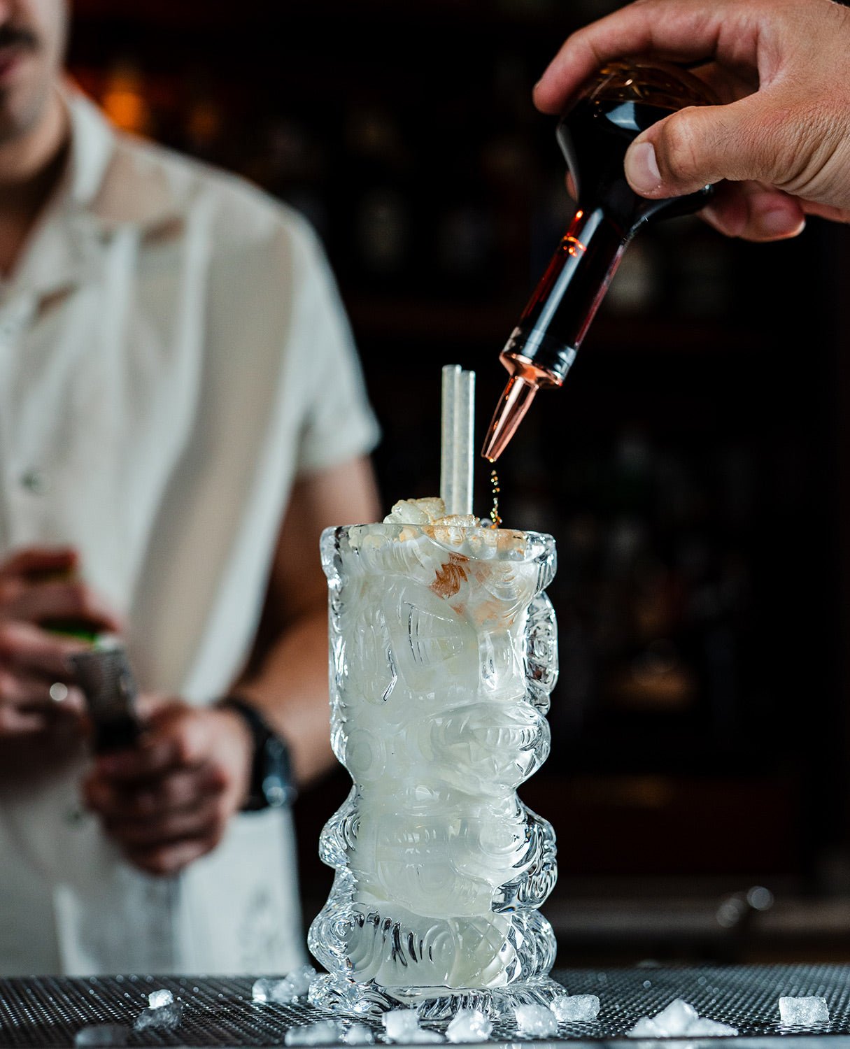 The "Tiki Bar" Tropical Cocktail Glass, Exotic 2 - Piece Set (Gift Box Collection) - HISTORY COMPANY