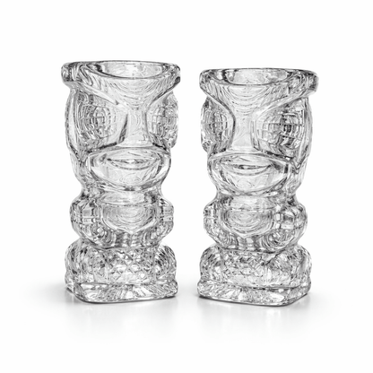 The "Tiki Bar" Tropical Cocktail Glass, Exotic 2 - Piece Set (Gift Box Collection) - HISTORY COMPANY