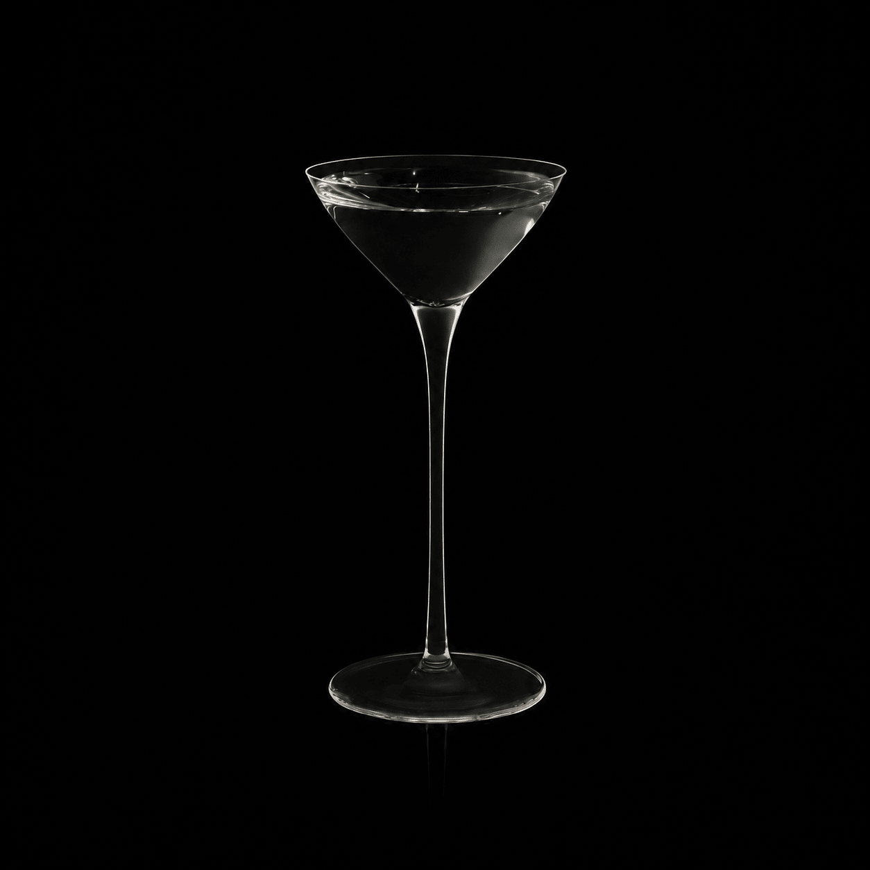 The Two-Sip Martini Glass, Refined Cocktail Minimalism, 2-Piece Set (Gift Box Collection) - HISTORY COMPANY