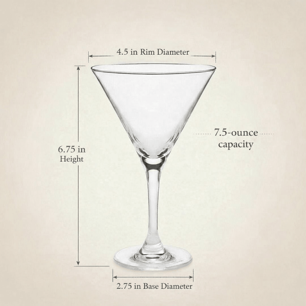 "World’s Best" Crystal Martini Glass, Luxury 2 - Piece Set (Gift Box Collection) - HISTORY COMPANY