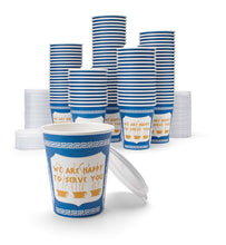 Load image into Gallery viewer, NY Coffee Cup (100 paper cups with lids) by SOLO