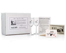 Load image into Gallery viewer, Nick &amp; Nora at the Stork Club 1934 Signature Cocktail Glass (Gift Box Set of 2)