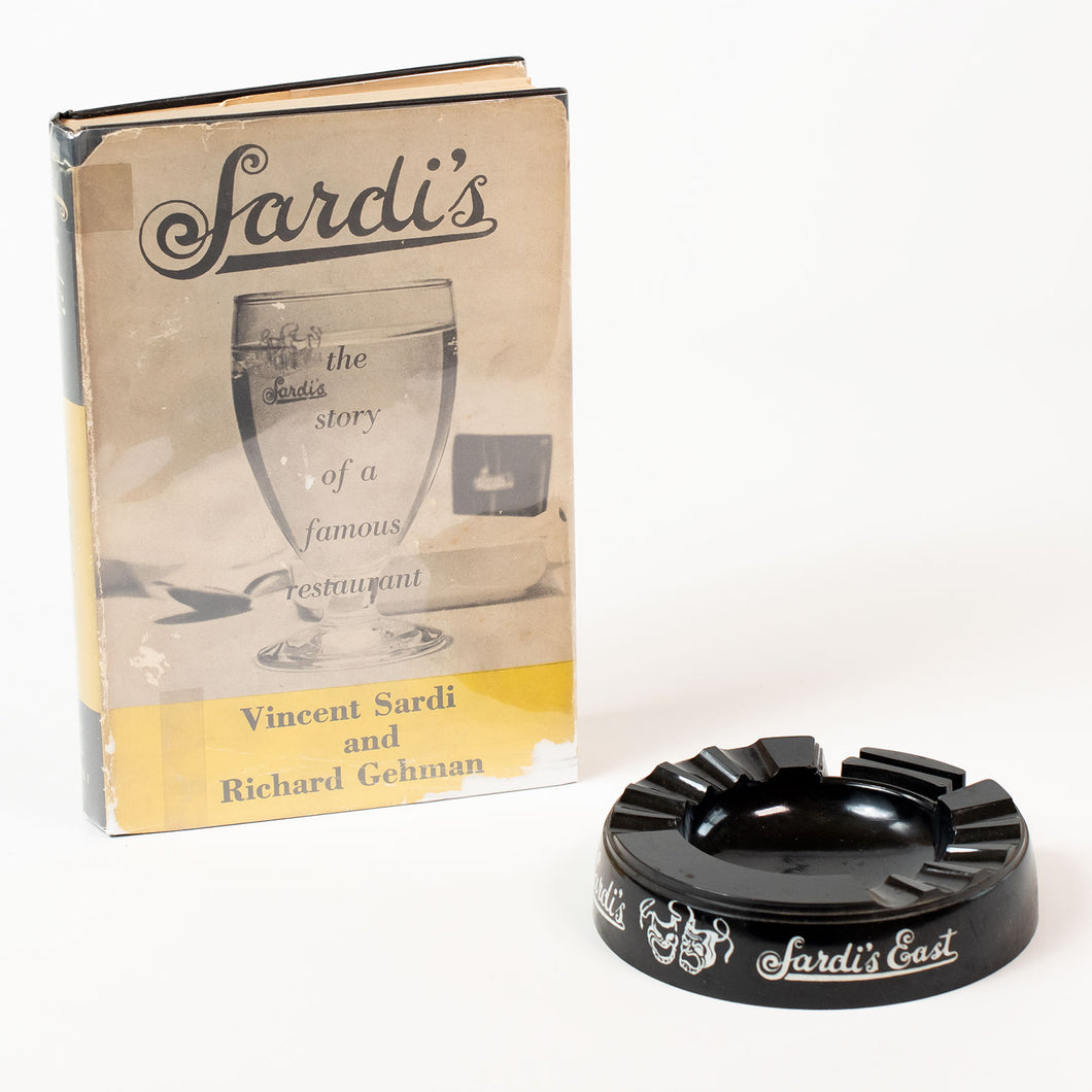 Original Sardi's Ashtray PLUS Vincent Sardi's Story of the Famous Restaurant