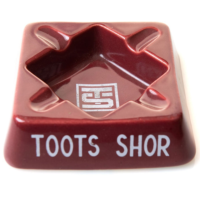 Original and Authentic Toots Shor Ashtray